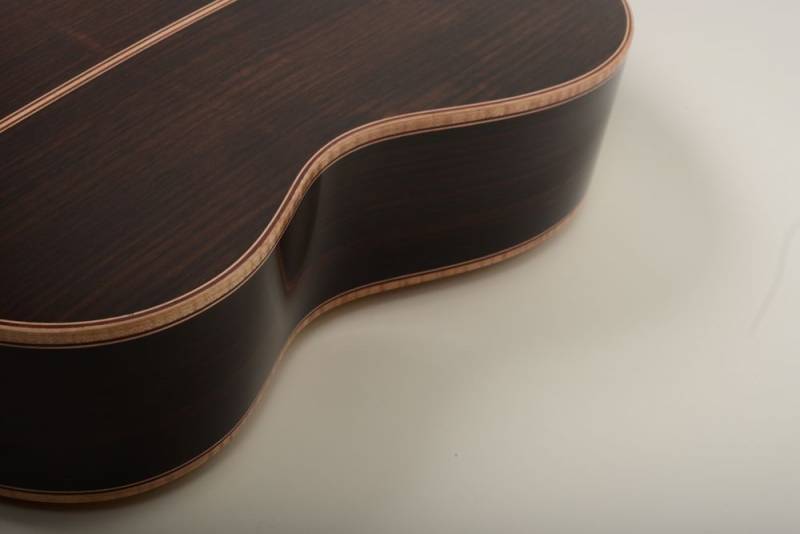 Handmade Natural Wood Binding and Purfling from Purple Heart and Maple