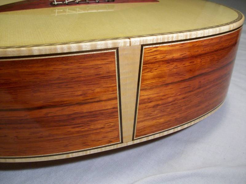 Purfling Joinery at the Tail