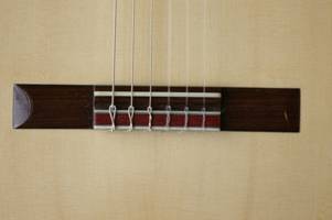 Traditional Bridge with Purple Heart Tie Block