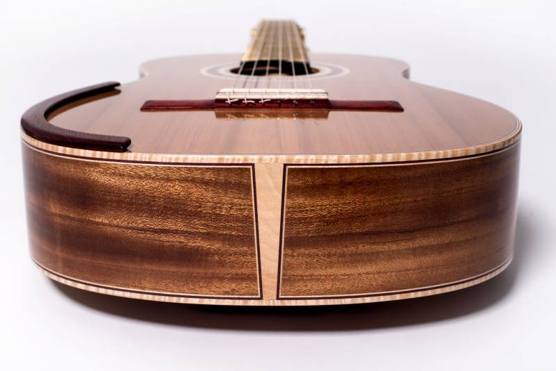 Purfling Joints at Tail Wedge