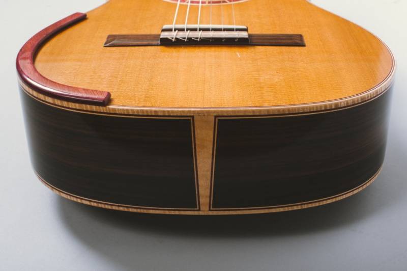 Solid Purple Heart and Maple Purfling