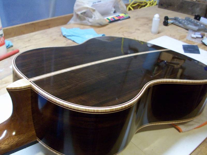 French Polishing the Back