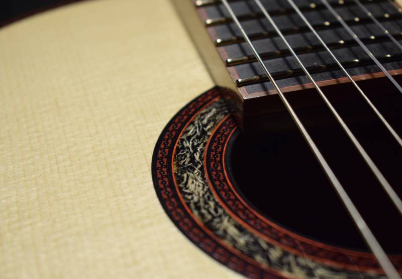 Rosette A custom composite inner ring with mosaic bordering